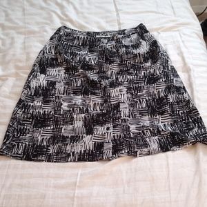 Black and White Skirt